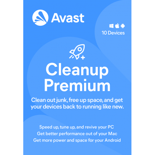 Avast Cleanup Premium — 10 Devices, 1 Year