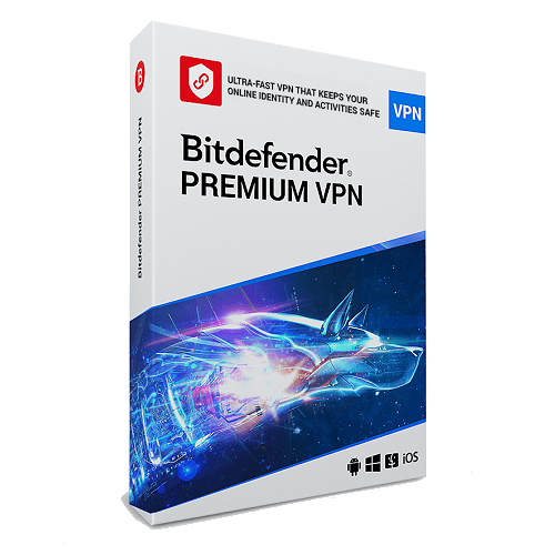 Bitdefender Premium VPN — Unlimited Devices, 1 Year