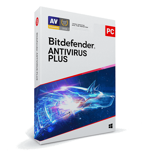 Bitdefender Antivirus Plus — 10 PC, 1 Year