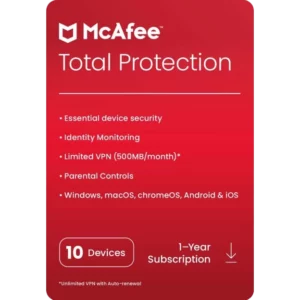 mcafee total protection 10 apparaten